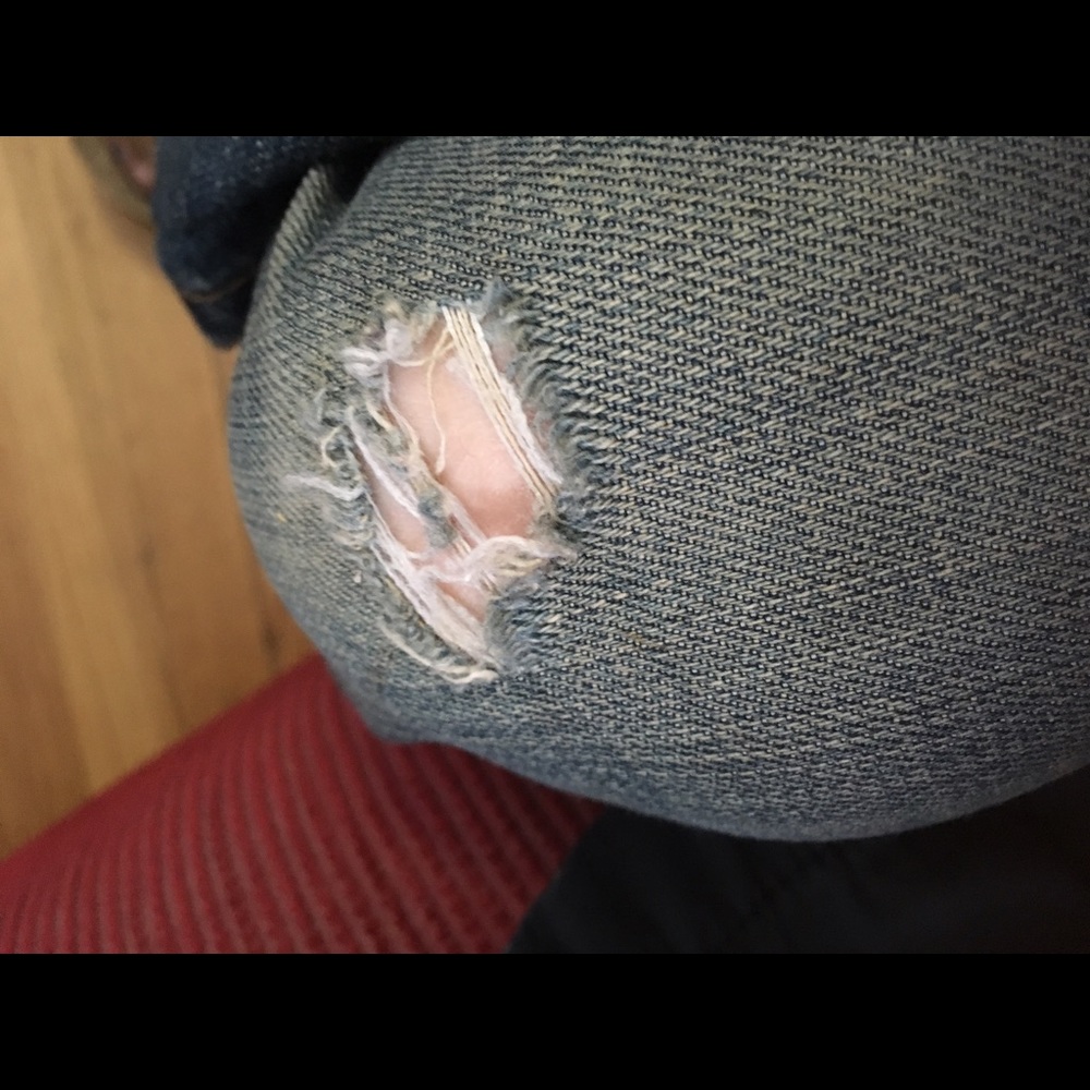 Professionally ripping of jeans make offer