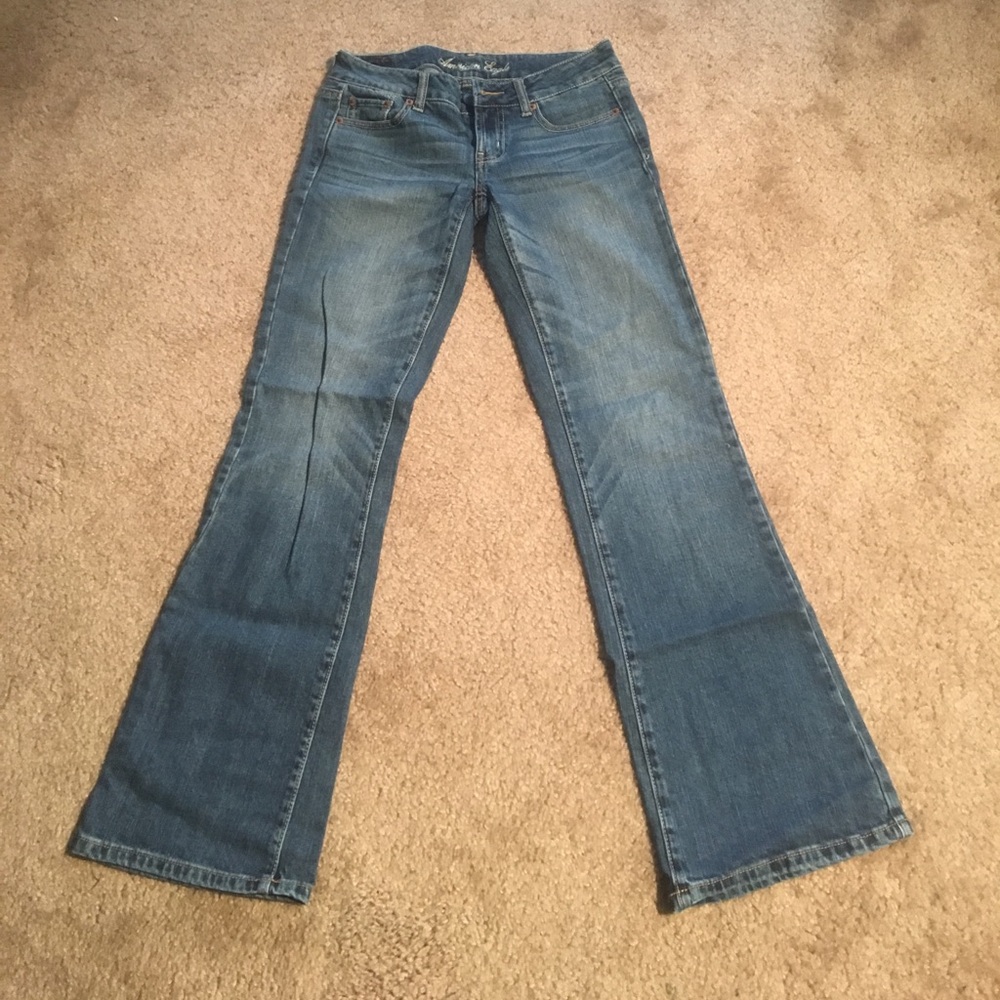 American Eagle Low Rose Flare Jeans