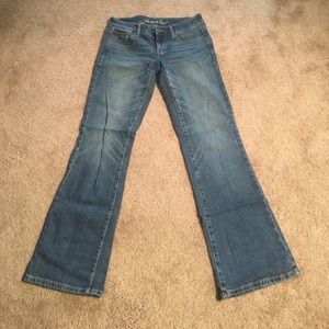 American Eagle Low Rose Flare Jeans