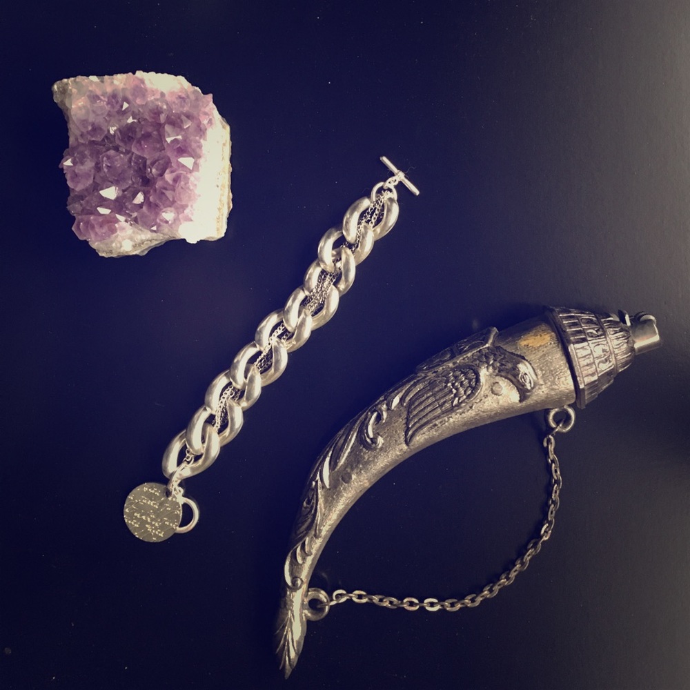 Faith Charm Tiffany Like Bracelet