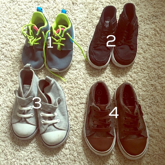 Selection of Toddler Boy Shoes Size 7 - Picture 1 of 4