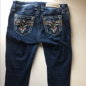 Rock Revival Skinny patched jeans