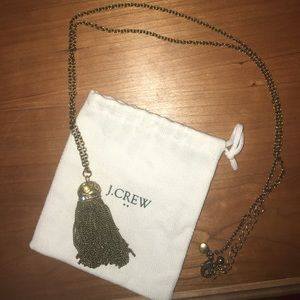 Long tassel necklace