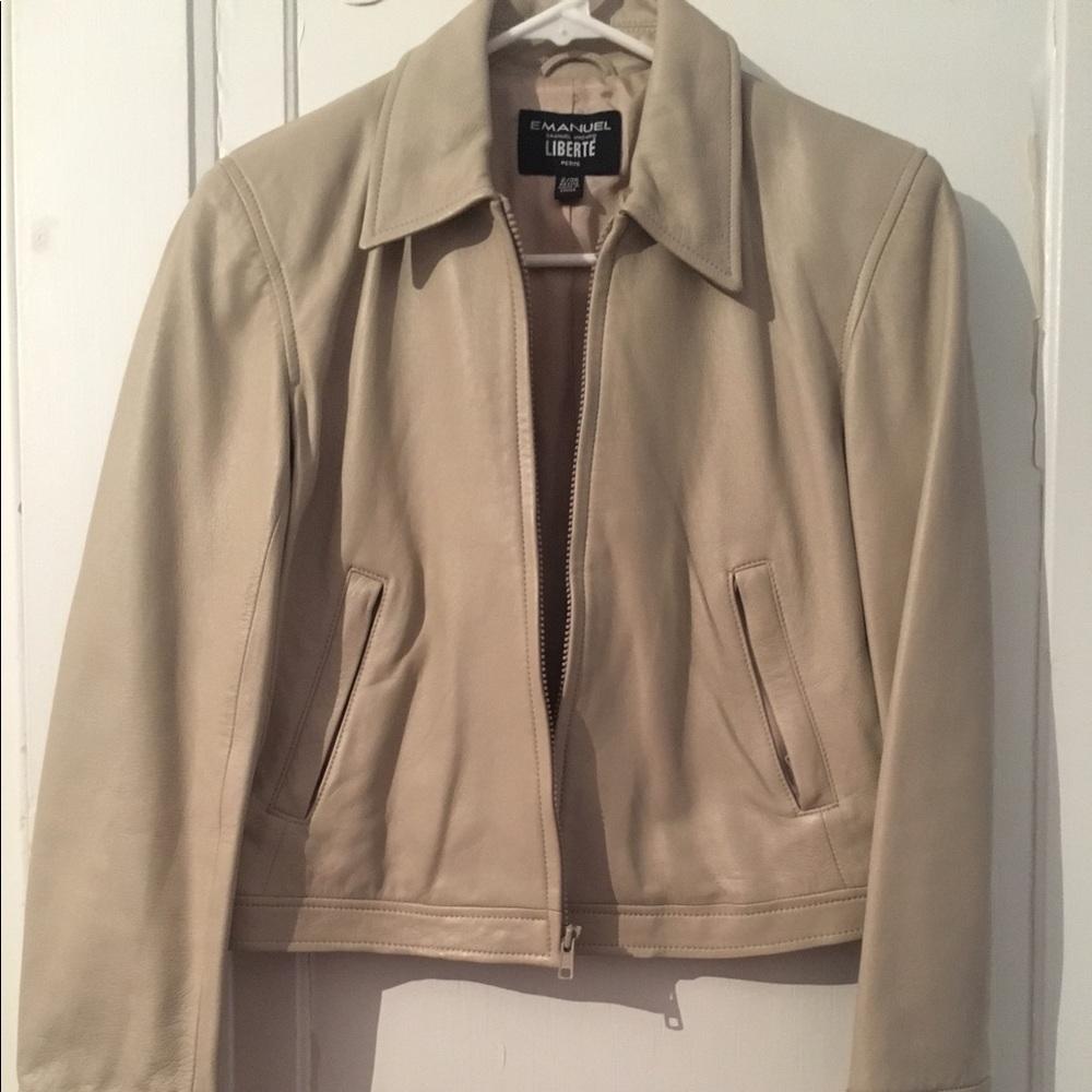 Emanuel Ungaro Liberté genuine leather jacket