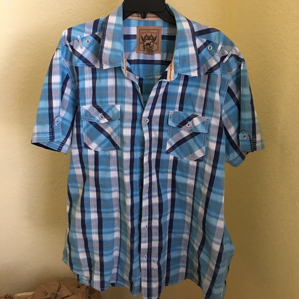 Red camel mens shirt