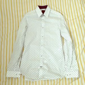 White H&M button down shirt
