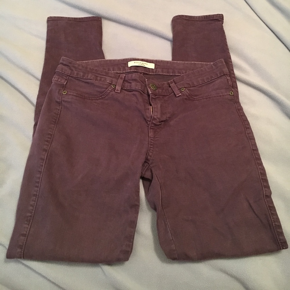 Rich & Skinny purple jeans