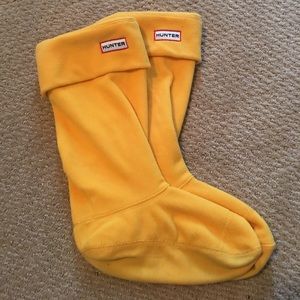 Yellow Hunter Wellie Socks! Great condition