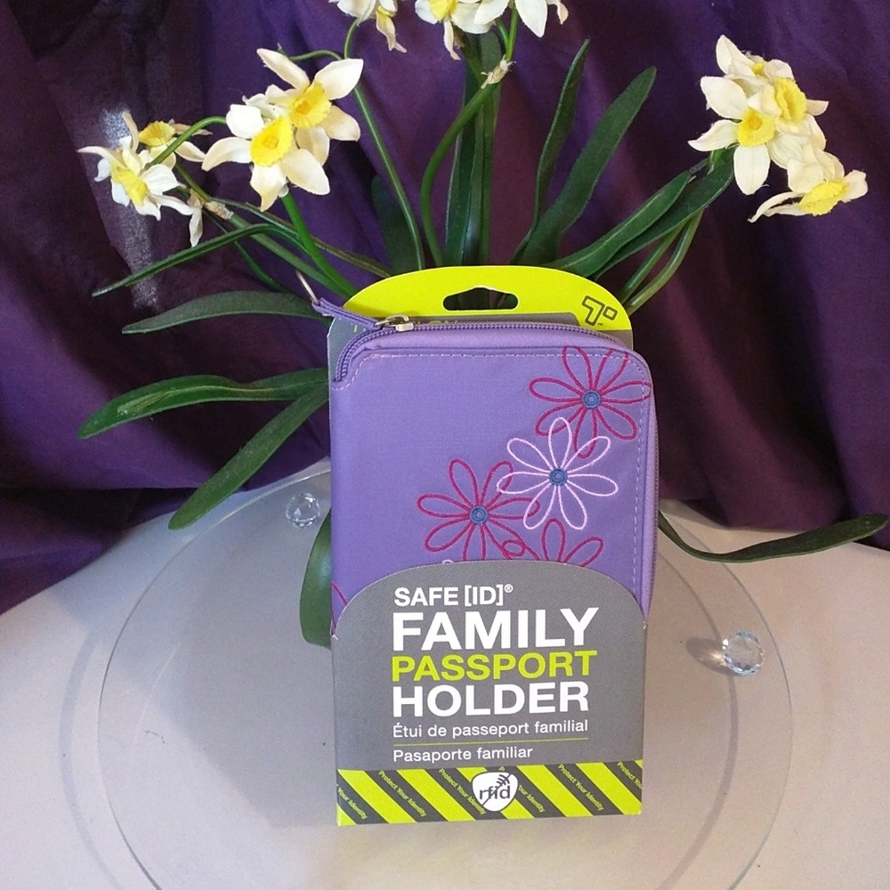 Safe id family passport holder