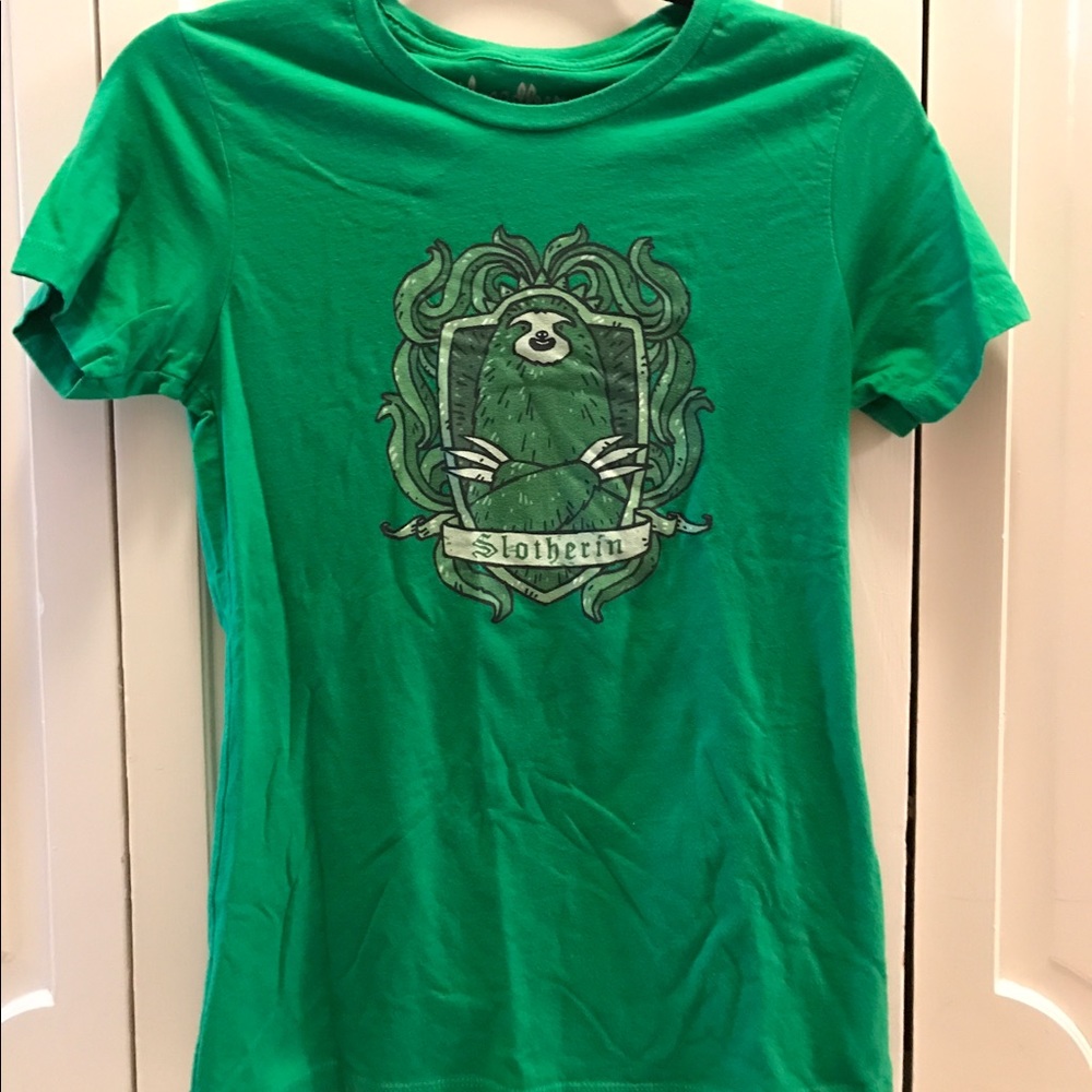 Harry Potter "Slytherin" sloth tee shirt