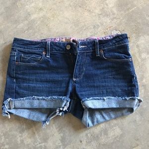 Paige Cutoff Jean Shorts