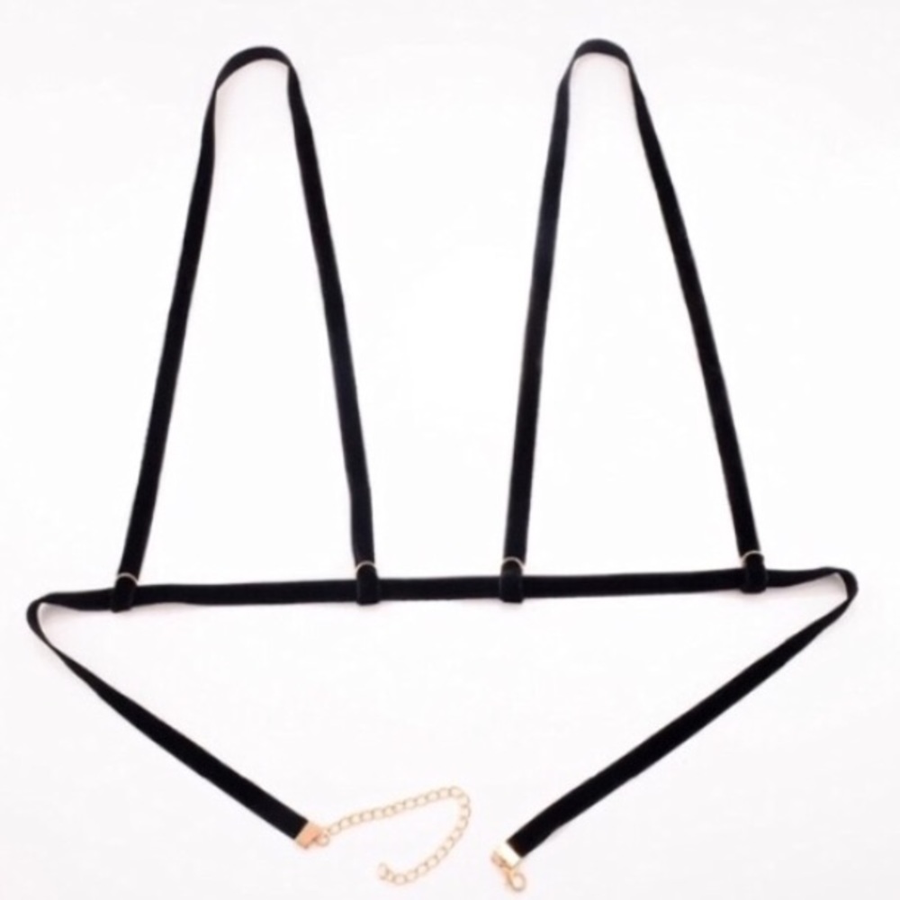 'Olivia' Velvet Harness - Picture 3 of 3