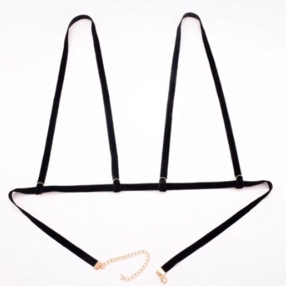 'Olivia' Velvet Harness - Picture 3 of 3