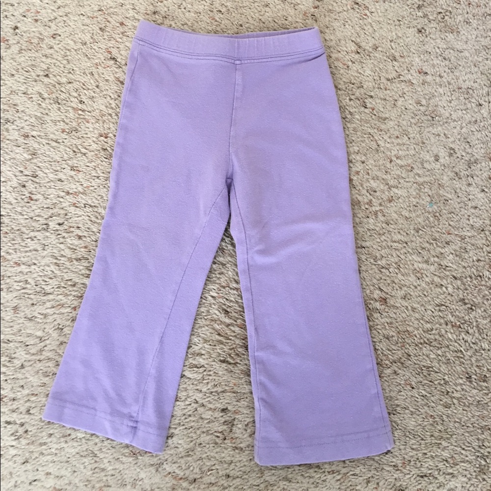 Girl's green dog purple pants size 2-2T