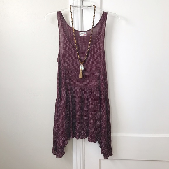 Free People Dresses & Skirts - 🔻Free People | Voile and Lace Trapeze Slip Dress