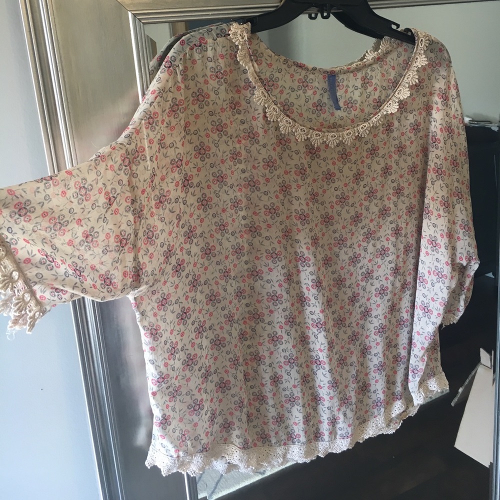 Free People top.  Perfect for Spring!