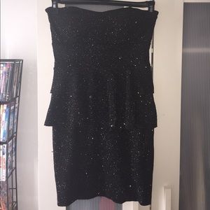 Sparkly black homecoming dress