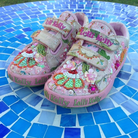 SOLD ADORABLE Lelli Kelly Fantasia Velcro sneakers - Picture 4 of 4