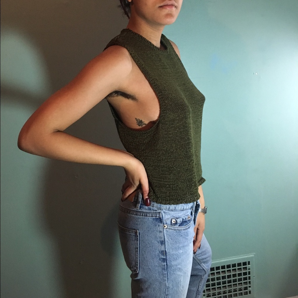 RARE NO LONGER MADE Knit American apparel shirt
