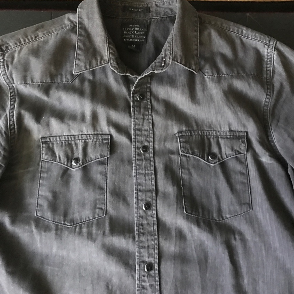 Lucky Brand Black Label Jean Shirt
