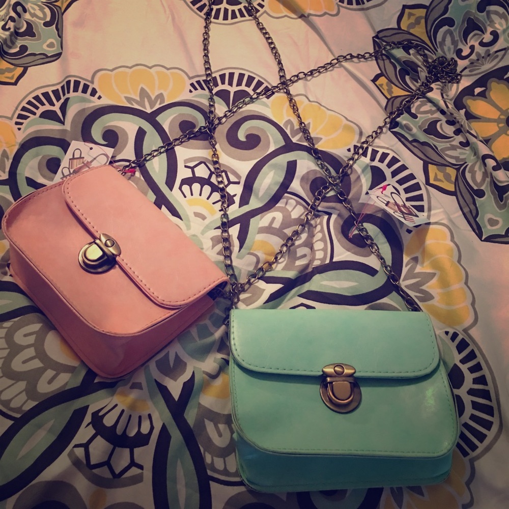 2 small crossbody bags
