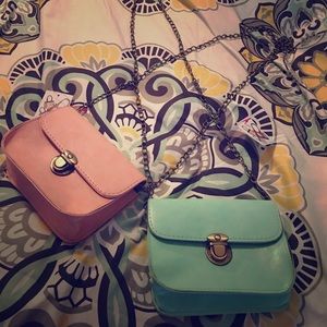 2 small crossbody bags