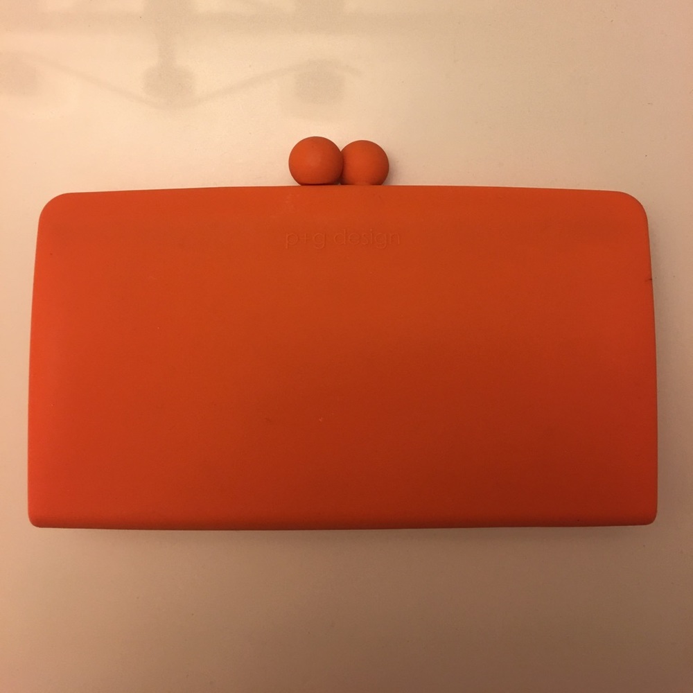 P+G Design Wallet in Orange