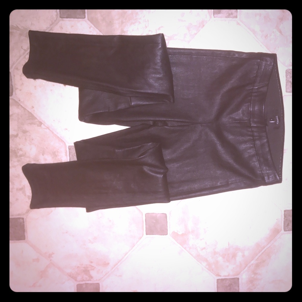 Xs tart genuine leather leggings