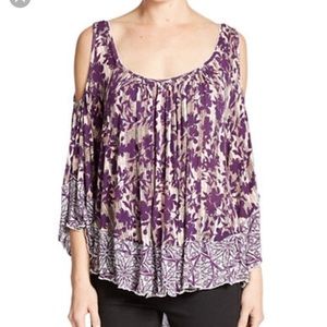 Open shoulder blouse