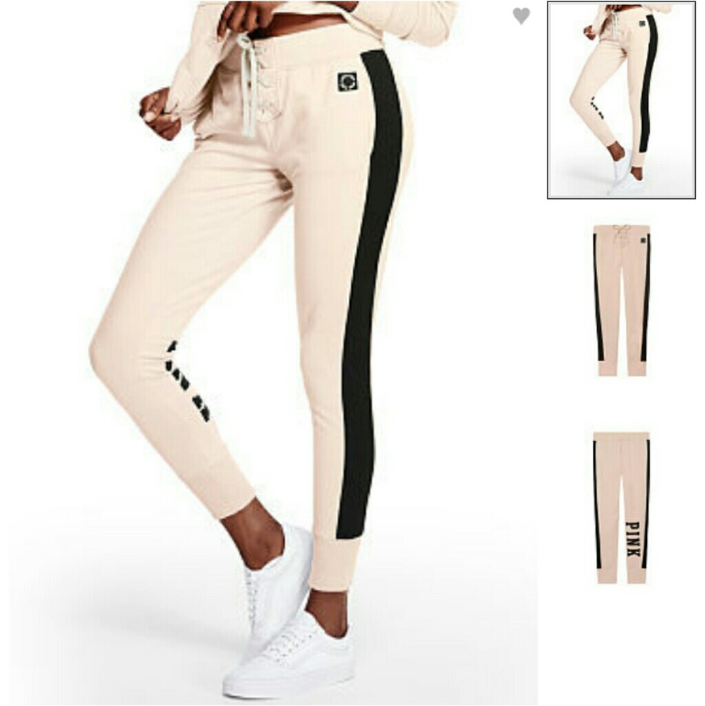 SOLD New Victorias secret pink campus lace up pant