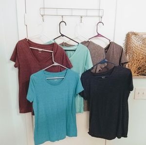 Bundle of solid color t-shirts!