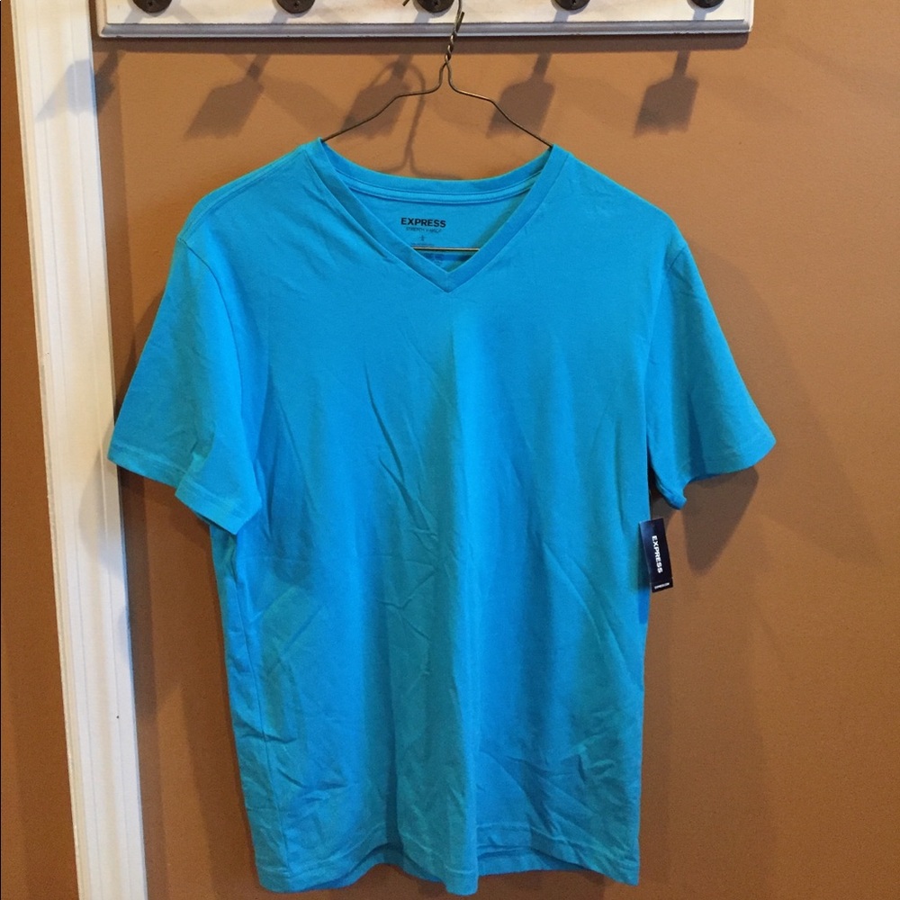 Men's express stretch V-Neck shirt