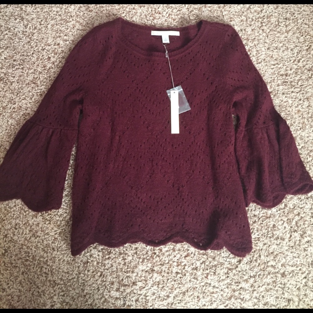 LC maroon sweater