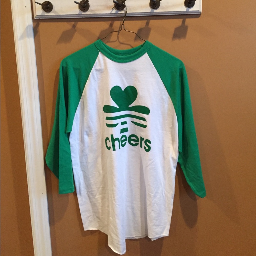 Men's "cheers" quarter sleeve shirt