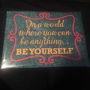 💥5 for $20💥 Cute Quote hanging canvas