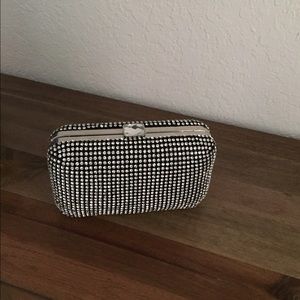 Bebe Rhinestone Clutch