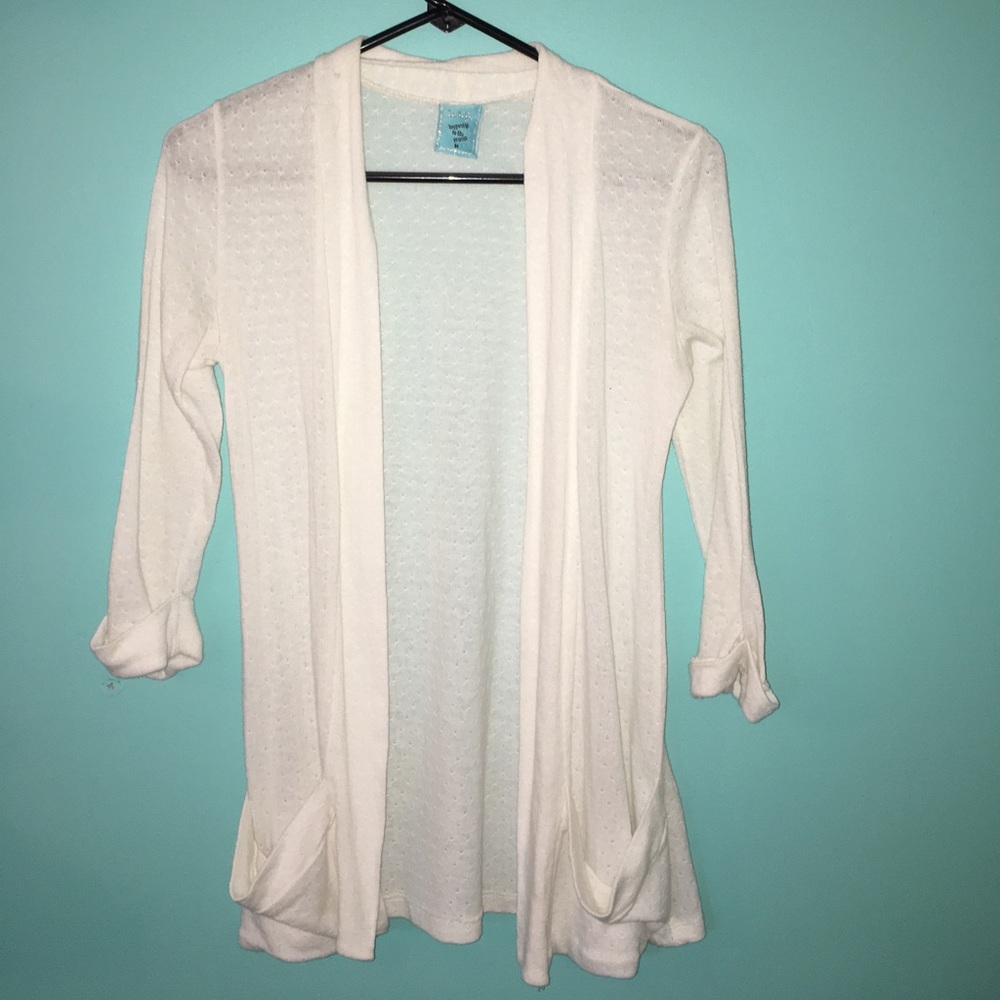 White Cardigan