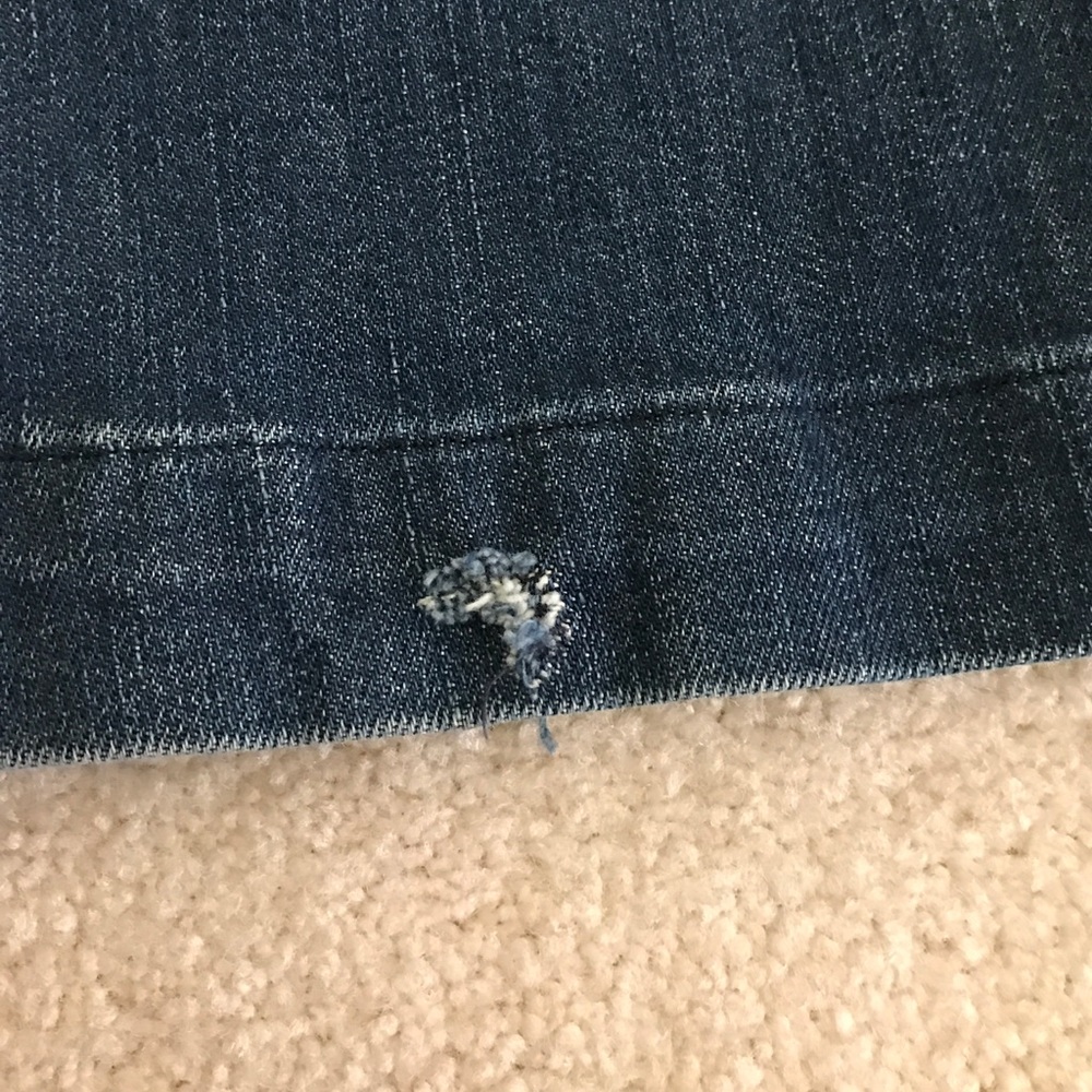7 for all mankind famous dojo wide leg denim sz 27 - Picture 3 of 4