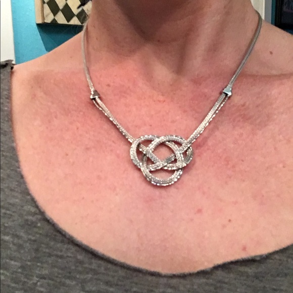 Sterling Silver Celtic Knot Necklace - Picture 5 of 5