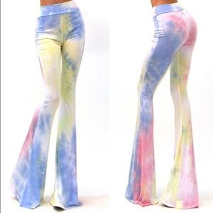 Silky Stretchy tye dye pants