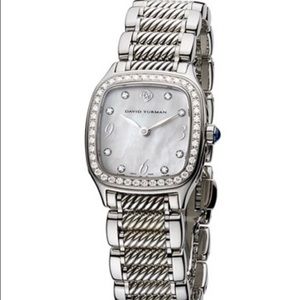 David Yurman Thorouhbred Watch -Diamond detailing