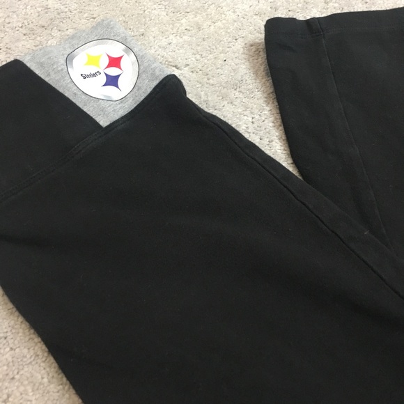 PINK Victoria's Secret Pants - VS NFL yoga pants. Lightly worn no cracking. Sz S.