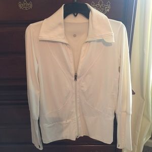 Lululemon white Define vintage jacket