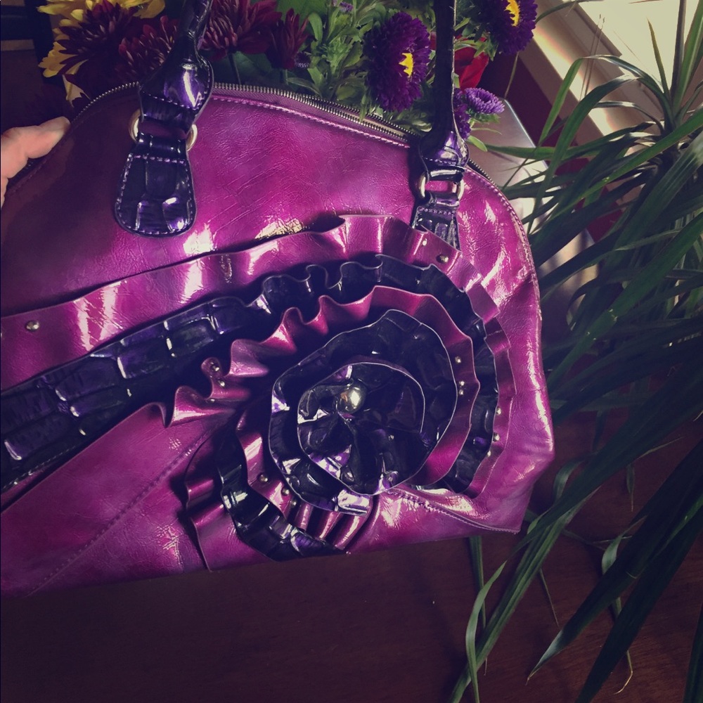 Apricot Lane Purple Purse