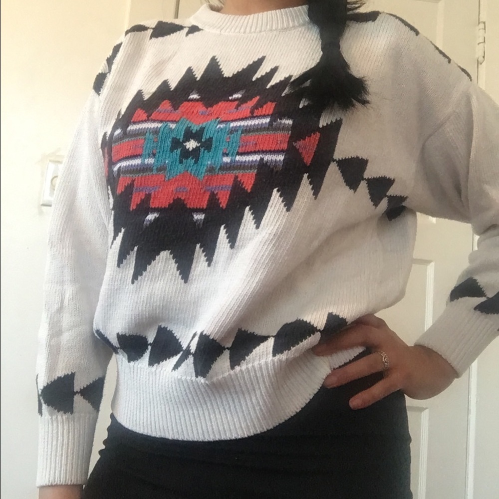 Vintage 80's Miller Stockman southwestern sweater