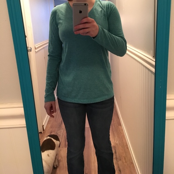 Light blue long sleeved shirt. - Picture 2 of 2