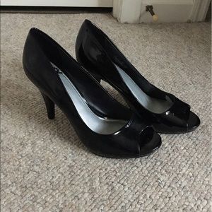 Fergalicious peep-toe heels