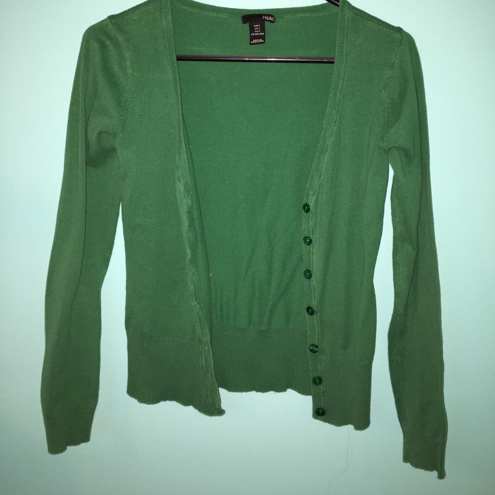Green H&M Cardigan