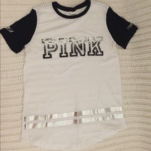 PINK sequin t-shirt