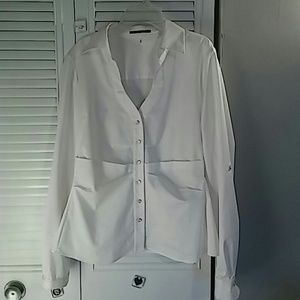 Elie Tahari White Blouse